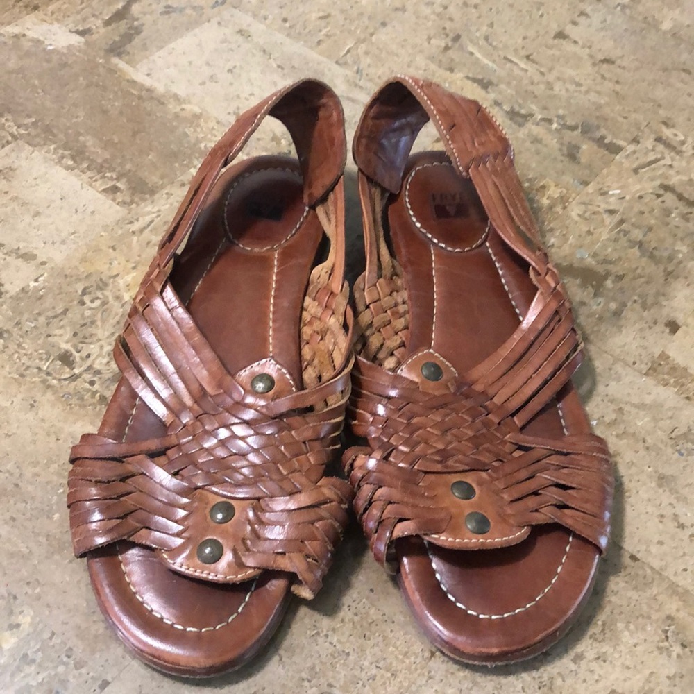 Frye leather huarache sandals size 9.5